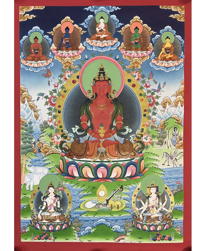 Amitayus Buddha Thanka