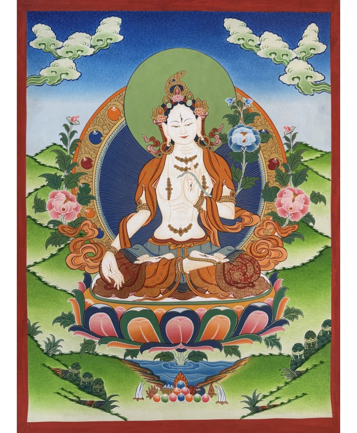 White Tara Thanka