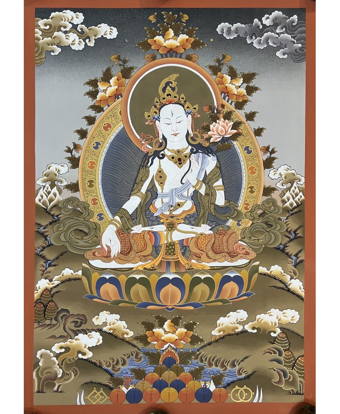 White Tara Thanka